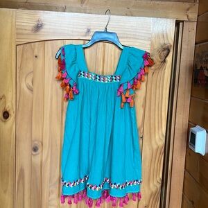 Mer st Barth tassle vacation beach ocean coastal Dress